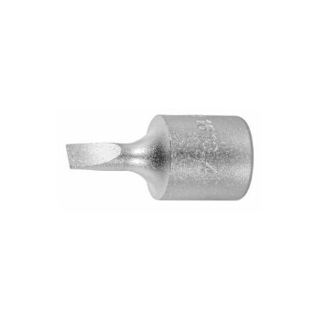 Holex Slotted Bit Socket, 1/4 inch Dr, 4 mm, 631613 4 631613 4